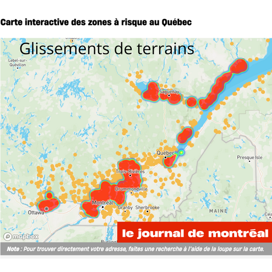 Carte Glissement de Terrains