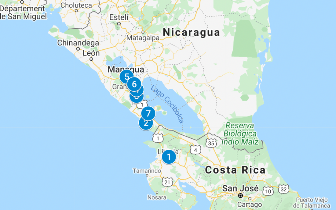 Jour 1: Le grand départ pour le Nicaragua (Objectifs 2022)