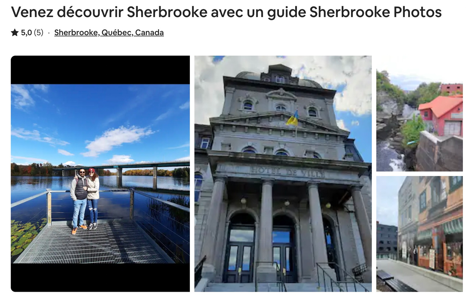 Decouvrez Sherbrooke avec un guide
