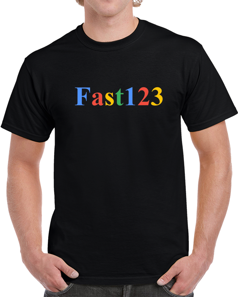 Fast123 T Shirt Classic / Black Small T-Shirt