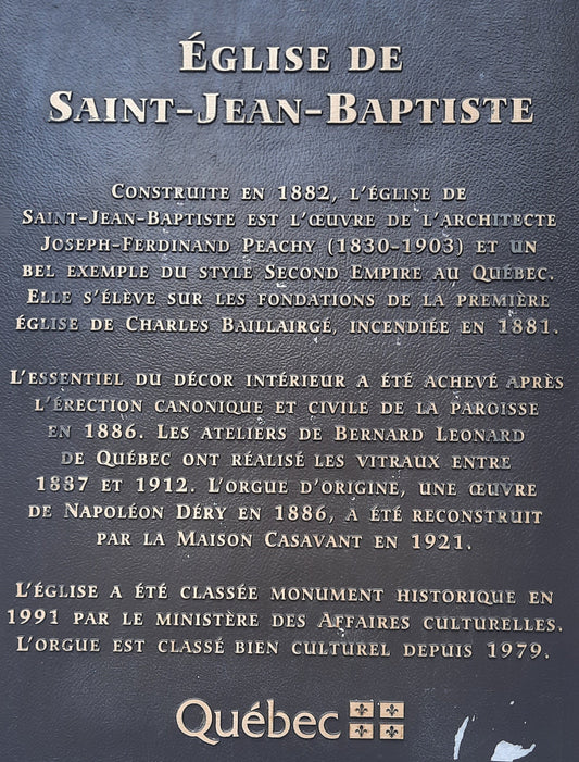 Eglise St-Jean Baptiste Le 28 Juin 2021 (Jour 6) Québec Cliquez Pour Infos