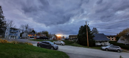 Coucher De Soleil Du 23 Octobre 2021 17H23 À Sherbrooke (Rue Cherbourg Coin Galt Ouest)