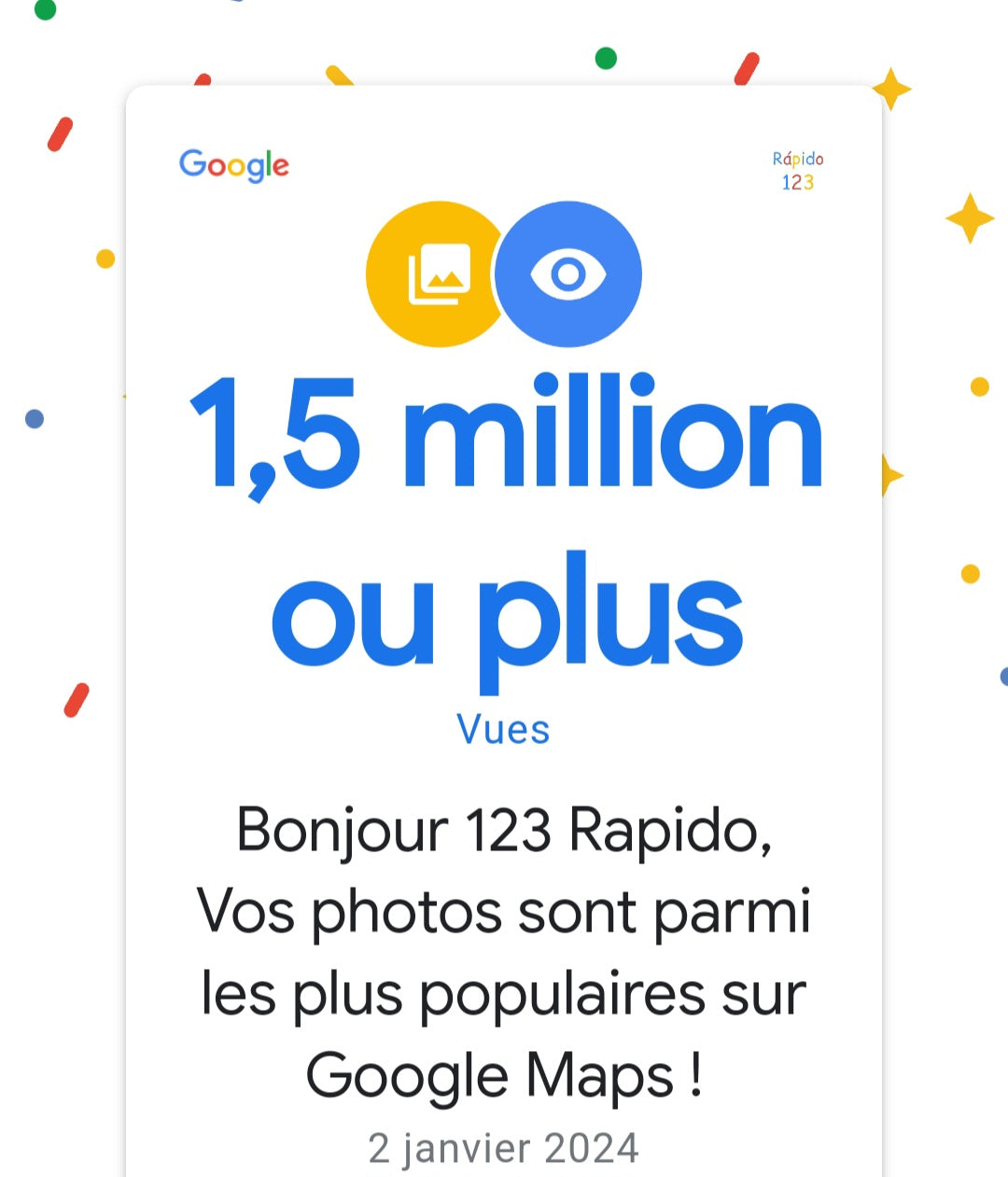 1500000 De Vues Sur Google Maps