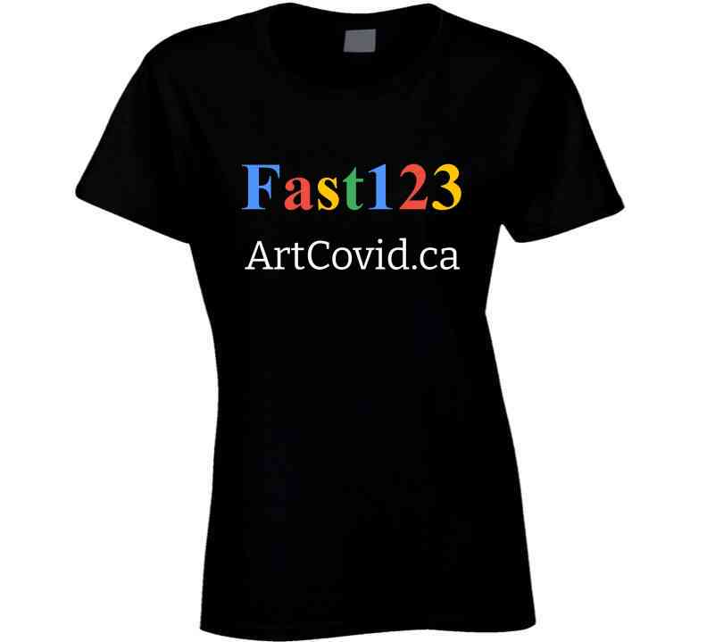 Fast123 T Shirt Ladies / Black Small T-Shirt