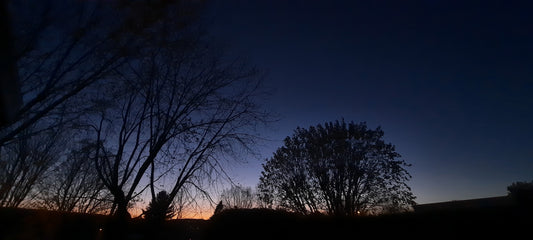 Crépuscule du 5 novembre 2021 18h03 (Vue Frank)