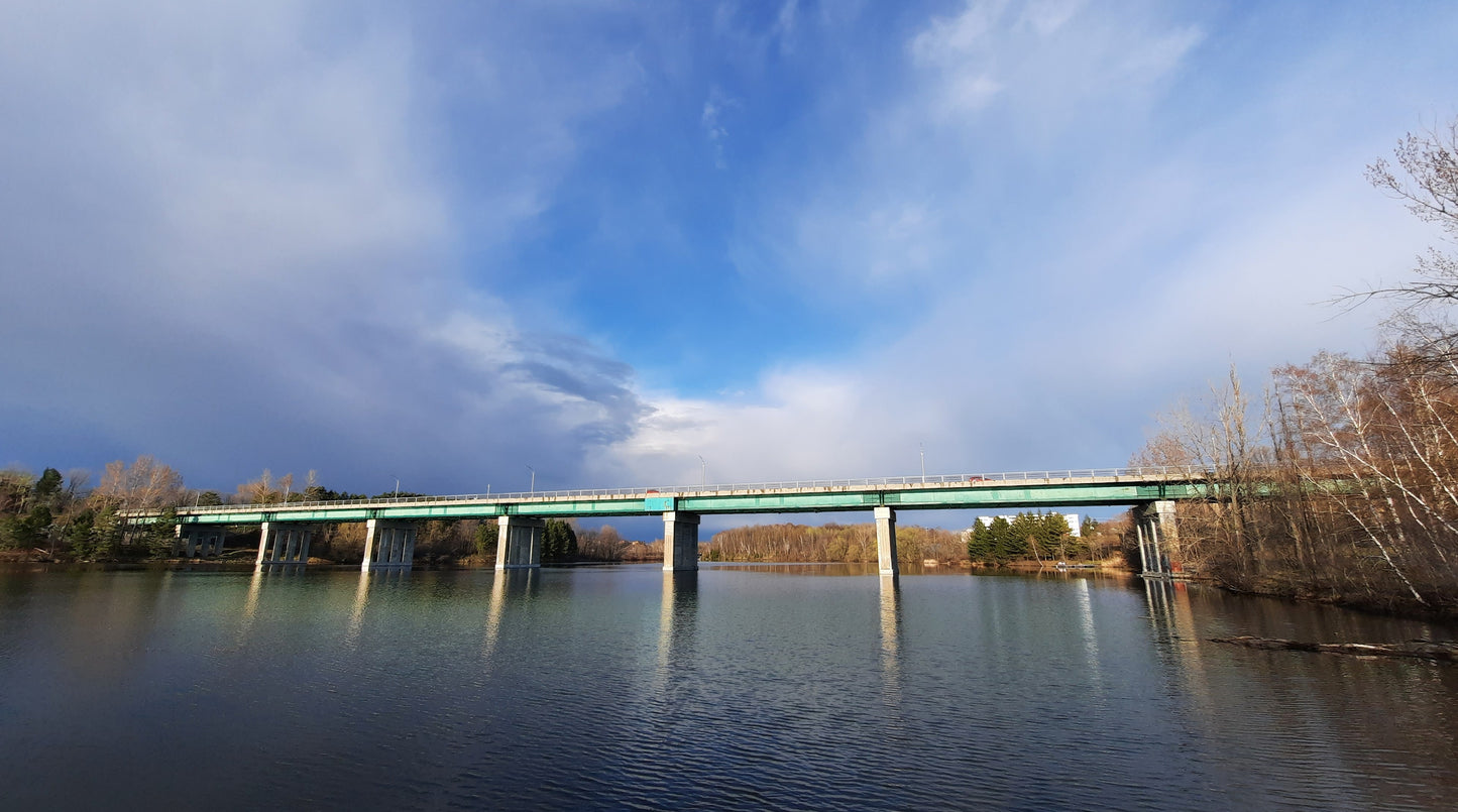 Pont Jacques Cartier de Sherbrooke 19 avril 2021