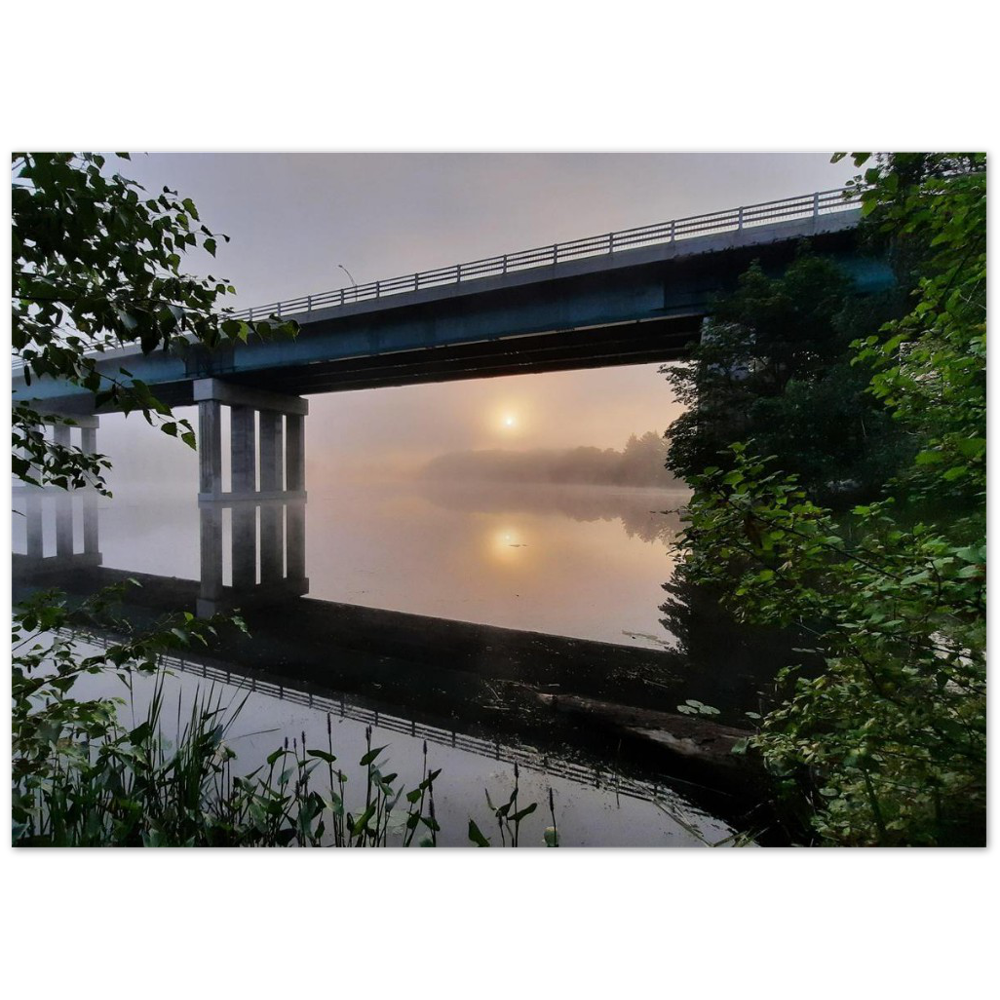 Le pont Jacques Cartier de Sherbrooke Paquet de 10  cartes de souhaits avec enveloppes 23 juillet 2021